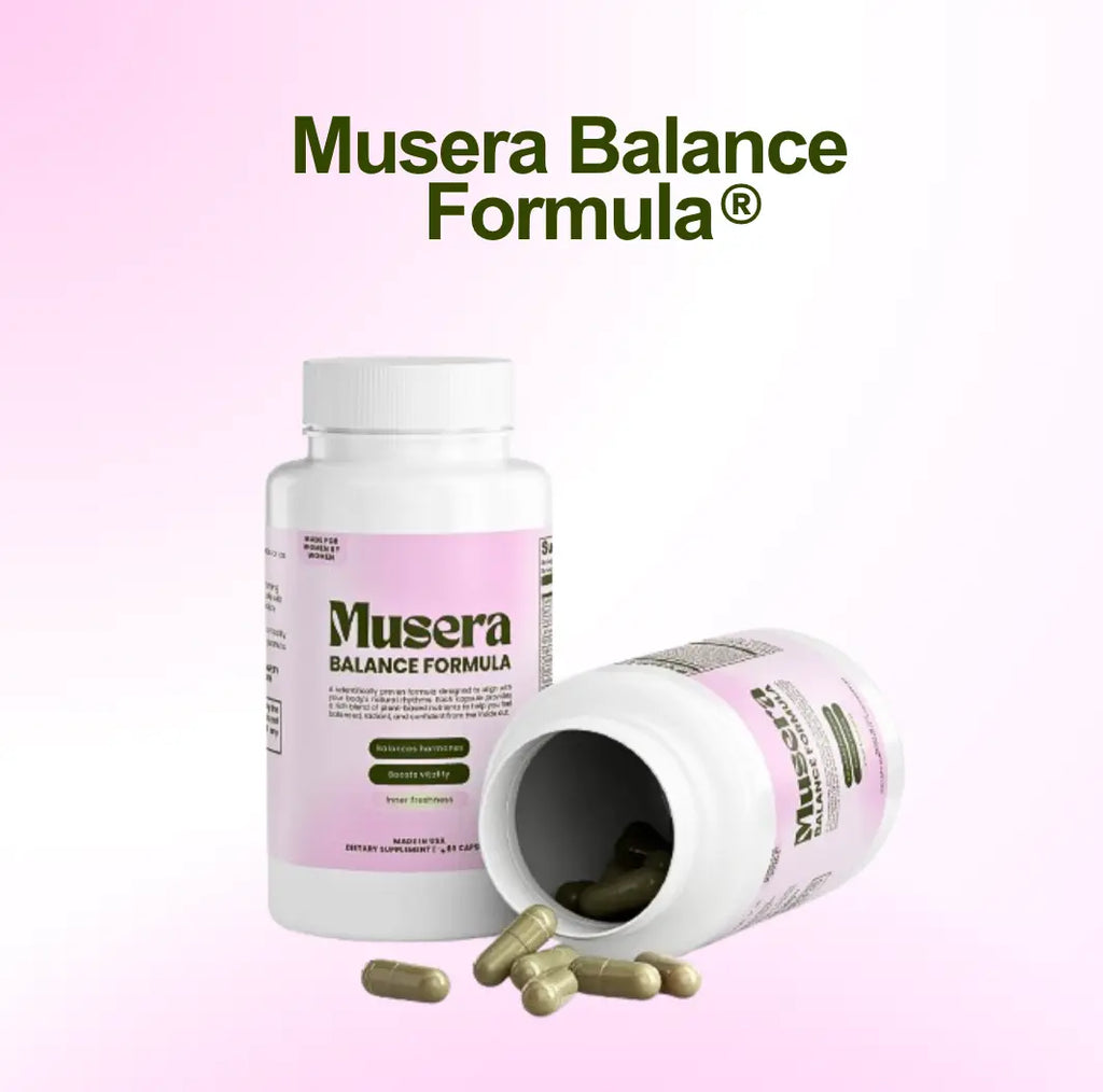 Musera Balance Hormonal Formula bottle for women’s hormone support