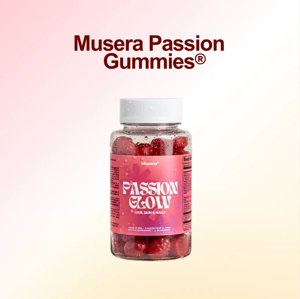 Bottle of Hair, Skin & Nails Gummies with biotin and collagen