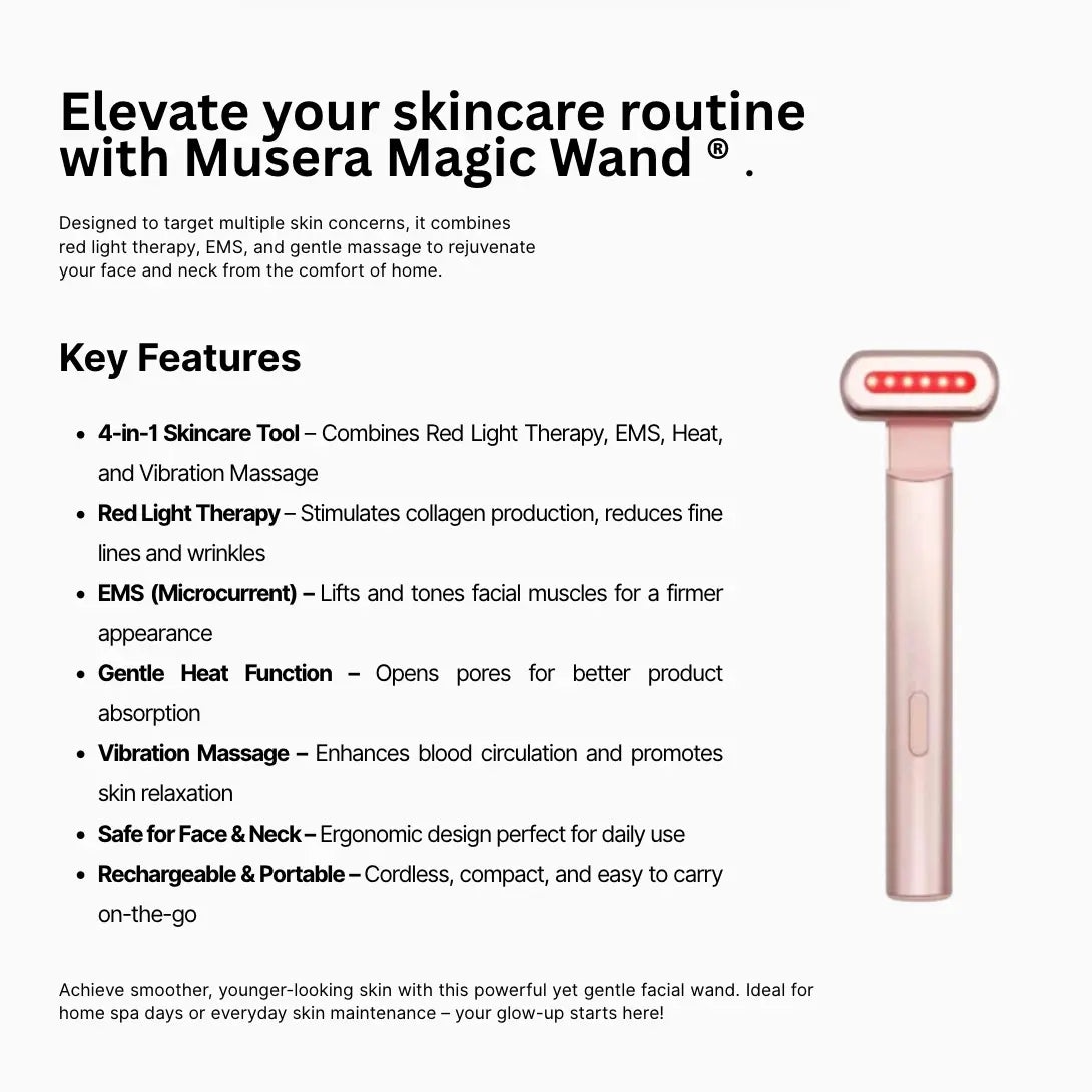 Red Light Therapy Wand lightweight, portable, and easy to use at home