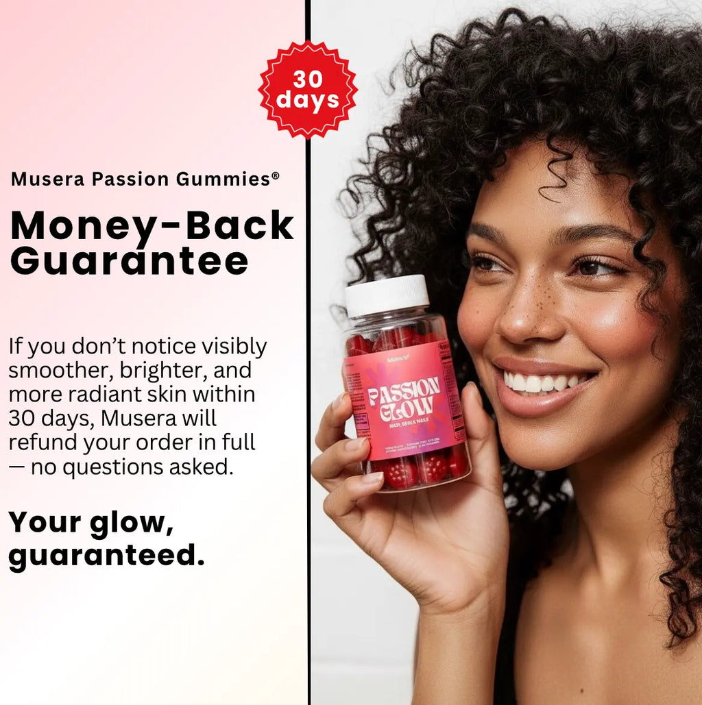 Hair, Skin & Nails Gummies risk-free with money back guarantee