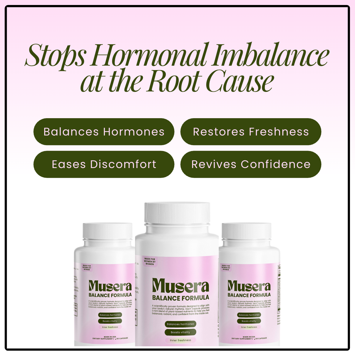 Musera Natural Hormone Balance Supplement ®
